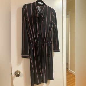 Anne Taylor petite medium ruched waist professional dress.